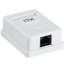 Розетка настенная инф. RJ-45 кат. 5е 1-порт  CS2-1C5EU-12  ITK
