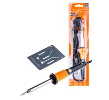 Паяльник ПЭК-42, 42 Вт, 230В, керамический ТЭН, долговечное жало с заземл., прорезин. ручка, Алмаз  SQ1025-0701  TDM