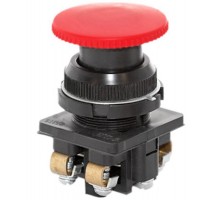 КЕ-191 У2 исп.1, красный, 2з, гриб без фиксации, IP54, 10А, 660В, выключатель кнопочный (ЭТ)  ET529321  Электротехник