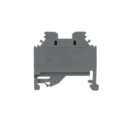 Колодка клеммная самозажимная JXB-S-6 41А серая EKF PROxima  plc-jxb-s-6g  EKF