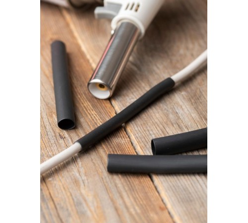 Термоусаживаемая трубка ТУТк с клеевым слоем нг 6/2 черная в отрезках по 1м EKF PROxima  tut-k6-b  EKF