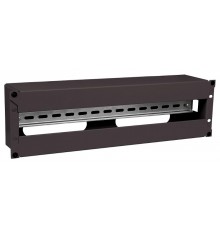 ITK Панель электрораспределительная 3U с DIN-рейкой черная  EDP05-3U22M  ITK