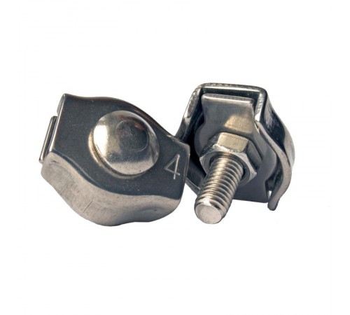 Зажим для троса Simplex 4 мм (1 шт) - пакет ( 0,014 кг)  126601  Tech-KREP