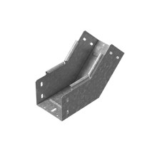 Угловой соединитель внутренний 45 град. к лотку 500х150, толщ. 1,0 мм, гор. цинк, 336050  УСВНР45-500х150-1,0-ГЦ   Ostec