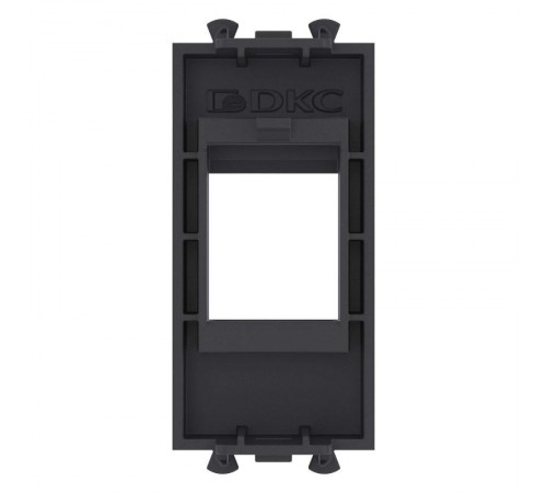 Адаптер без шторки для Keystone, "Avanti", "Черный матовый", 1 модуль  4412211  DKC
