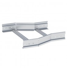 Переходник по ширине центральный лестничный усиленный 100х900х500 мм (2 мм) HDZ EKF  wcltp100х900х500-2-HDZ  EKF