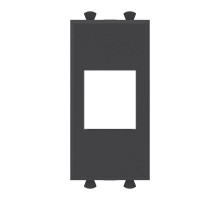 Адаптер без шторки для Keystone, "Avanti", "Черный матовый", 1 модуль  4412211  DKC