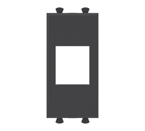 Адаптер без шторки для Keystone, "Avanti", "Черный матовый", 1 модуль  4412211  DKC