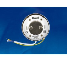 Светильник накладной точечный под лампу GX53/FT NICKEL 10 PROM GX53, никель.  UL-00004148  Uniel