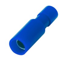 Разъем штекерный полностью изолированный гнездо 4 мм 1.5-2.5 мм (РШПи-м 2.5-4/РШИм 2-5-4) красный  08-0271  REXANT