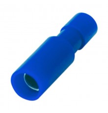 Разъем штекерный полностью изолированный гнездо 4 мм 1.5-2.5 мм (РШПи-м 2.5-4/РШИм 2-5-4) красный  08-0271  REXANT