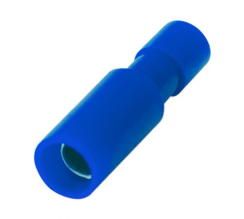 Разъем штекерный полностью изолированный гнездо 4 мм 1.5-2.5 мм (РШПи-м 2.5-4/РШИм 2-5-4) красный  08-0271  REXANT