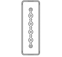 Секция прямая шинопровод 3+0 точек отвода L=3000мм Cu 6P 40A  LTC40LSP43AA000  DKC