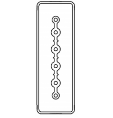 Секция прямая 1+0 точек отвода L=1000мм, Cu, 6P, 25A  LTC25LSP44AA000  DKC