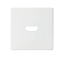 Накладка для розетки HDMI белого матового цвета S82 Concept  8201094-090  Simon