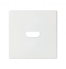 Накладка для розетки HDMI белого матового цвета S82 Concept  8201094-090  Simon