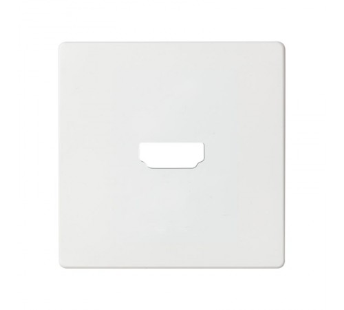 Накладка для розетки HDMI белого матового цвета S82 Concept  8201094-090  Simon