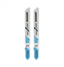 Пилка для электролобзика 75 мм 21 з/д 1,5-3 мм T118A (2 шт./уп.) (металл)  KR-92-0306  Kranz