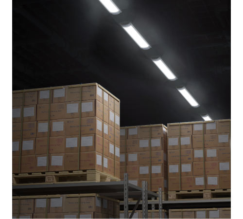 Светильник светодиодный линейный WLF-4 18W 1560lm 6500K 185-265V IP20 585*120*46мм сталь LED 1/12  844611318  Gauss