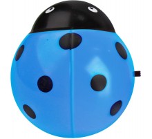 Ночник светодиодный NLA 07-BB ЖУЧОК синий с выключателем 230В  4690612029092  IN HOME