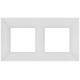 Рамка для розеток и выключателей Elegance 14-5002-01М на 2 поста, белый матовый  Б0065814  ЭРА