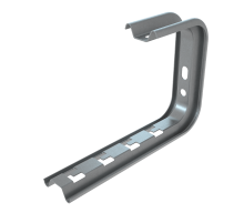 С-образный подвес безвинтовой для лотка 200 мм INOX  SPVBV200 INOX  КМ-профиль