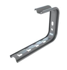 С-образный подвес безвинтовой для лотка 100 мм INOX  SPVBV100 INOX  КМ-профиль