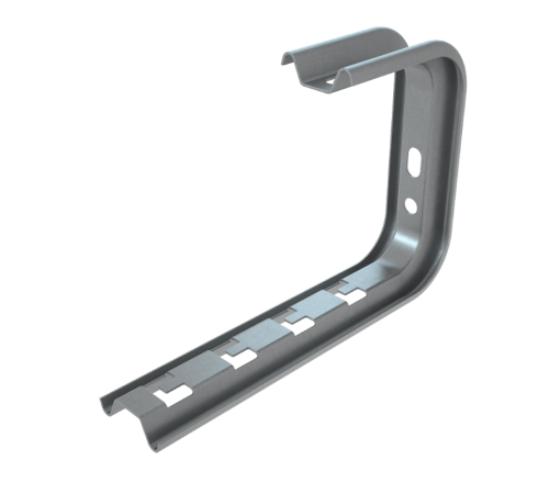 С-образный подвес безвинтовой для лотка 200 мм INOX  SPVBV200 INOX  КМ-профиль