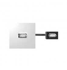 Simon S400 Модуль с адаптером, проходной USB мама/мама, белый, Simon 400  40001191-030  Simon