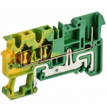 ARMAFIX Клемма пруж. CX2,5-3-1B PE 2,5мм2 3-конт. зазем.  AF-CT41-06-21-K52-002  IEK