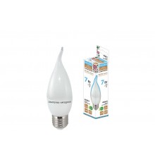 Лампа светодиодная WFС37-7 Вт-230 В -6500 К-E27 (свеча на ветру) Народная  SQ0340-1548  TDM