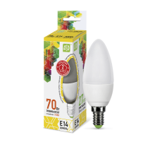 Лампа светодиодная LED-СВЕЧА-standard 7.5Вт 230В Е14 3000К 675Лм  4690612003924  ASD