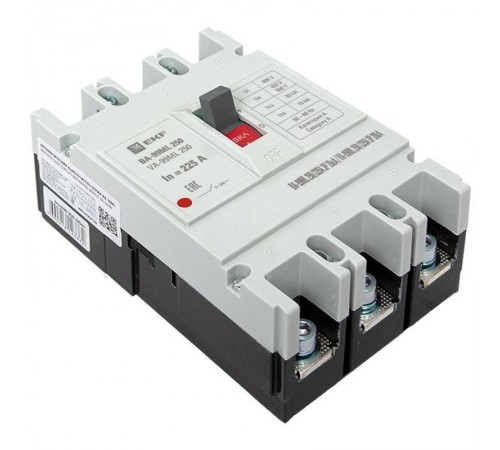 Выключатель автоматический ВА-99М 250/225А 3P 20кА EKF Basic  mccb99-250-225mI  EKF