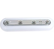 Светильник светодиодный FN1202 4LED 0,24W с датчиком касания, IP40, белый  23293  FERON