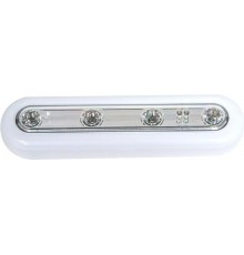 Светильник светодиодный FN1202 4LED 0,24W с датчиком касания, IP40, белый  23293  FERON