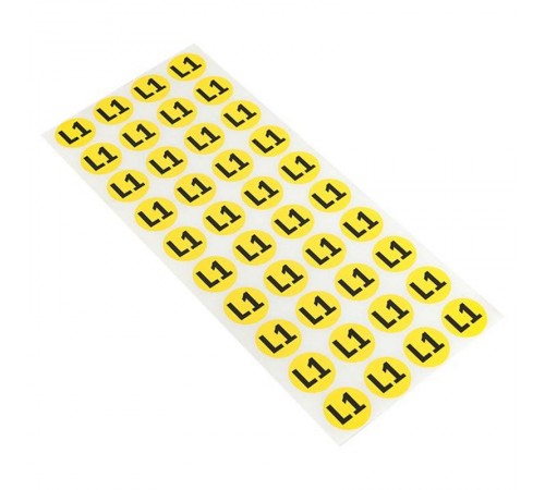 Наклейка "L1" d=20мм PROxima  an-2-15  EKF