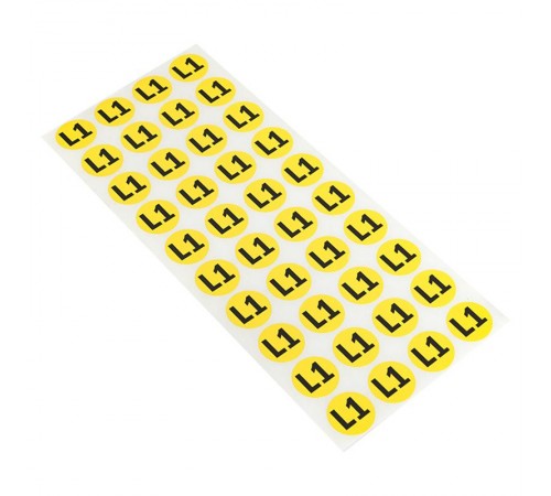 Наклейка "L1" d=20мм PROxima  an-2-15  EKF