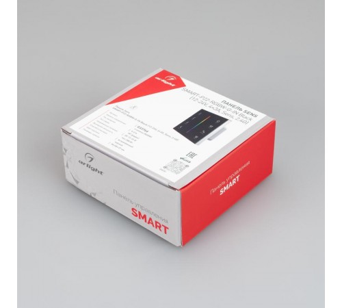 Панель SMART-P22-RGBW-G-IN Black (12-24V, 4x3A, Sens, 2.4G) (Arlight, IP20 Пластик, 5 лет)  033766  Arlight