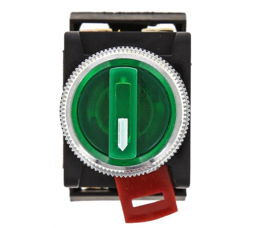 Переключатель ANC-22 3P зеленый с подсветкой 380В NO+NC EKF PROxima  psw-ans-3p-g-380  EKF