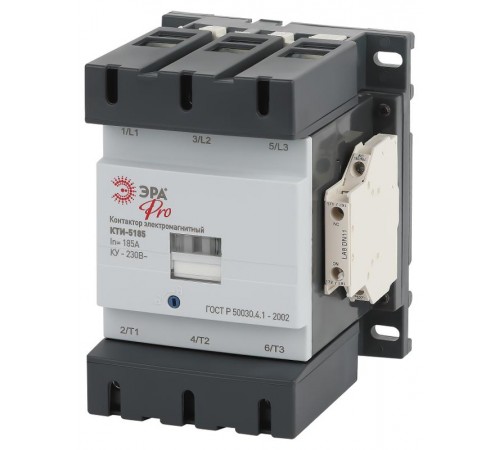 Контактор КТИ-5185 PRO KKT50-185-230-10-E 185А 230В/АС3  Б0054924  ЭРА
