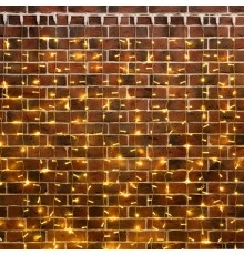 Гирлянда "Светодиодный Дождь" 2х3м, постоянное свечение, прозрачный провод, 230 В, цвет: Золото, 760 LED  235-158  NEON-NIGHT