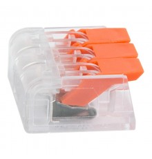 Универсальная компактная клемма, 3-проводная до 4,0 мм (5 шт/уп)  07-5207  REXANT