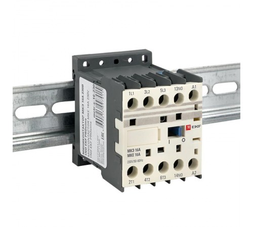 Миниконтактор МКЭ 16А 230В 1NO EKF PROxima  Mctr-s-16-230  EKF