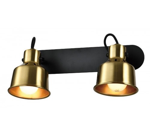 Светильник настенно-потолочный спот Lenore 7060-702 2 х Е14 40 Вт поворотный с выключателем  Б0055020  Rivoli