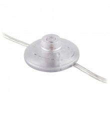 DM106 сетевой шнур (с ножным выключателем), 2,5 м, пластик, прозрачный  29845  FERON