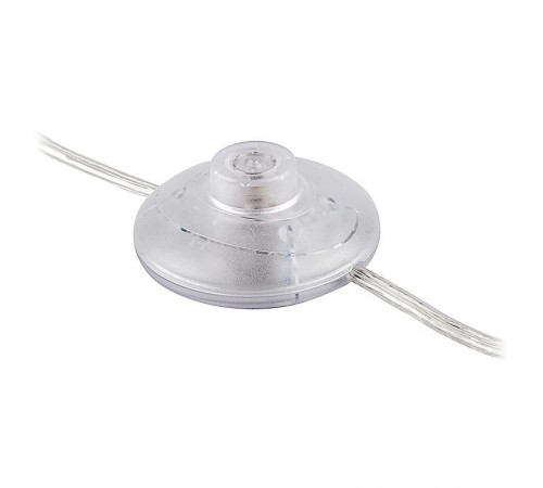 DM106 сетевой шнур (с ножным выключателем), 2,5 м, пластик, прозрачный  29845  FERON