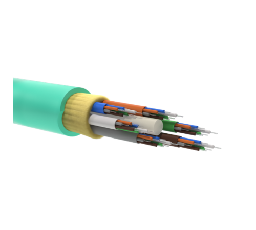 Кабель волоконно-оптический MB ОМ3,50/125 мкм,12 волокон в буферном покрытии, безгелевые микротрубки  RNMBIN50312LSAQ  DKC