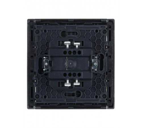 FORTE&PIANO Выключатель 1-клавишный 10А FP501 сталь  FP-V10-0-10-1-K46  IEK