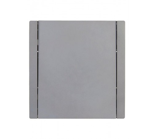 FORTE&PIANO Выключатель 1-клавишный 10А FP501 сталь  FP-V10-0-10-1-K46  IEK