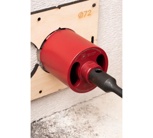 Коронка алмазная для дрелей с микроударом DCH-72MH Micro Hit Laser M16 Professional  dch-72-mh-m16  EKF